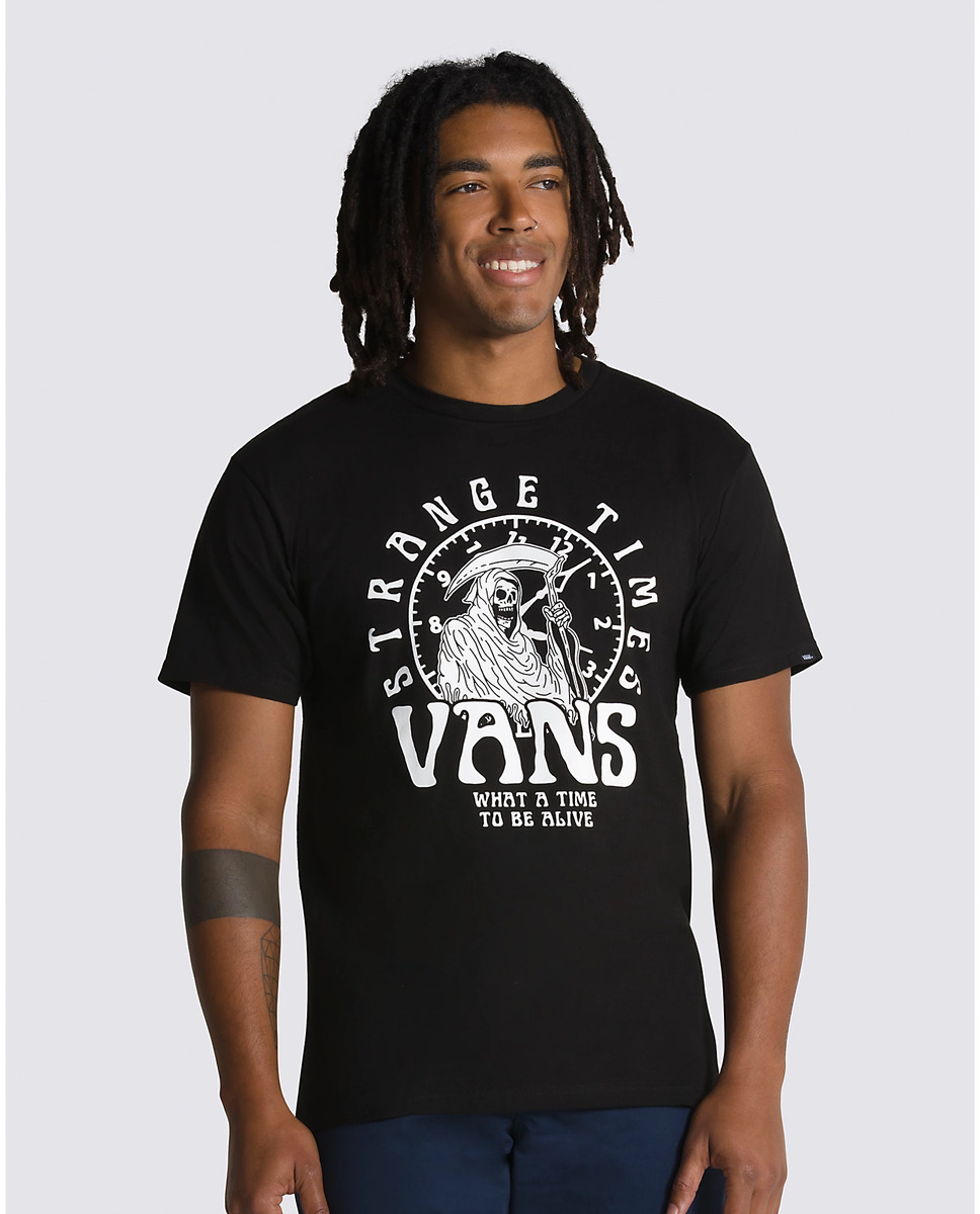 Remera Vans Strange Times Ss Tee Vn Blk Vans New York Store En