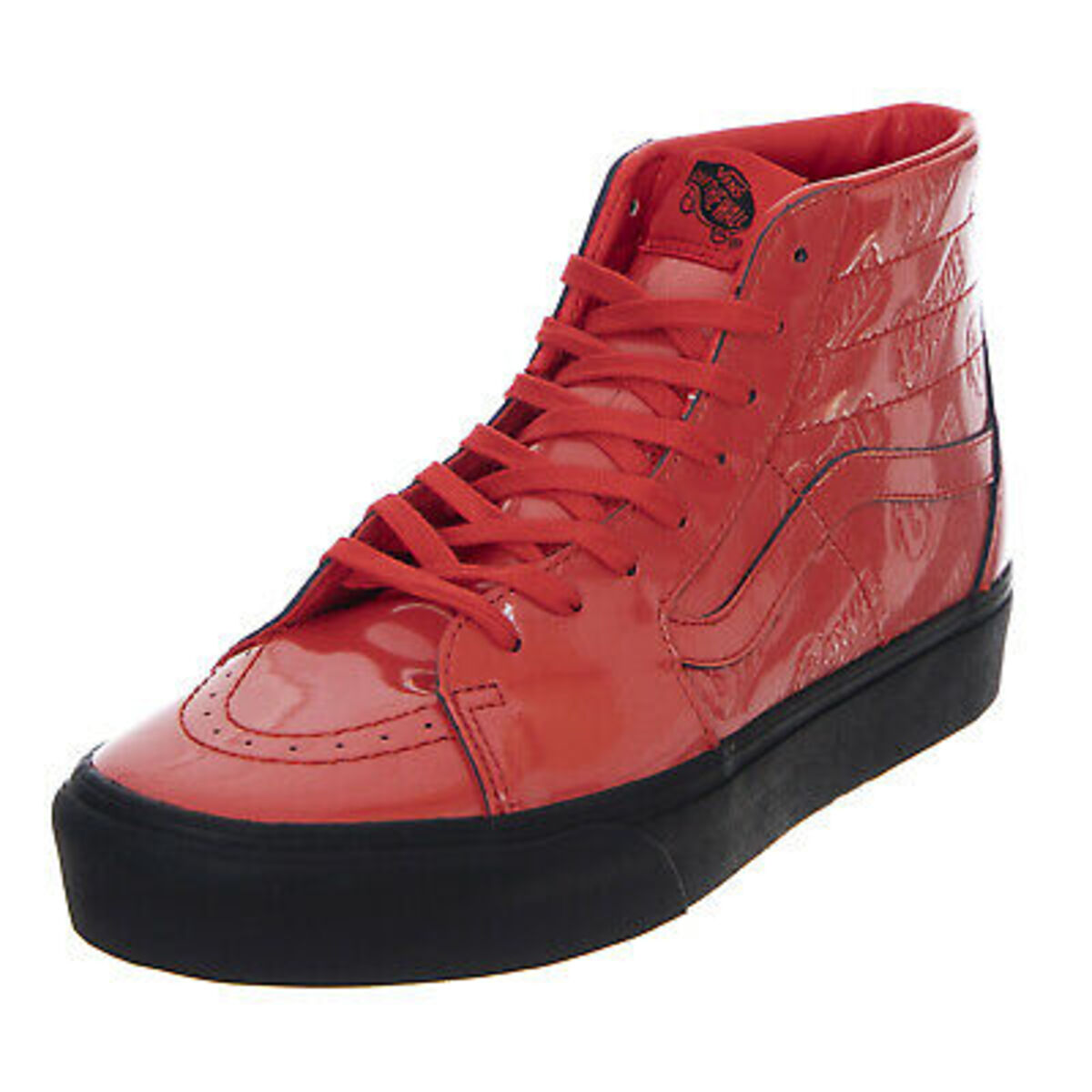 Vans discount rojas plataforma