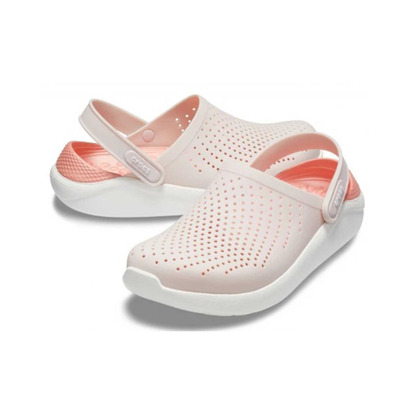 CROCS LITERIDE GRIS/ROSA FEM Cod:C204592-6PL - Crocs - New York Store No  Paraguay - Tienda Online de Ropas, Accesorios y Calzados