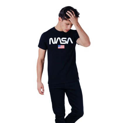 REMERA NY NASA NEGRO MASC Cod 239NYNASA001 New