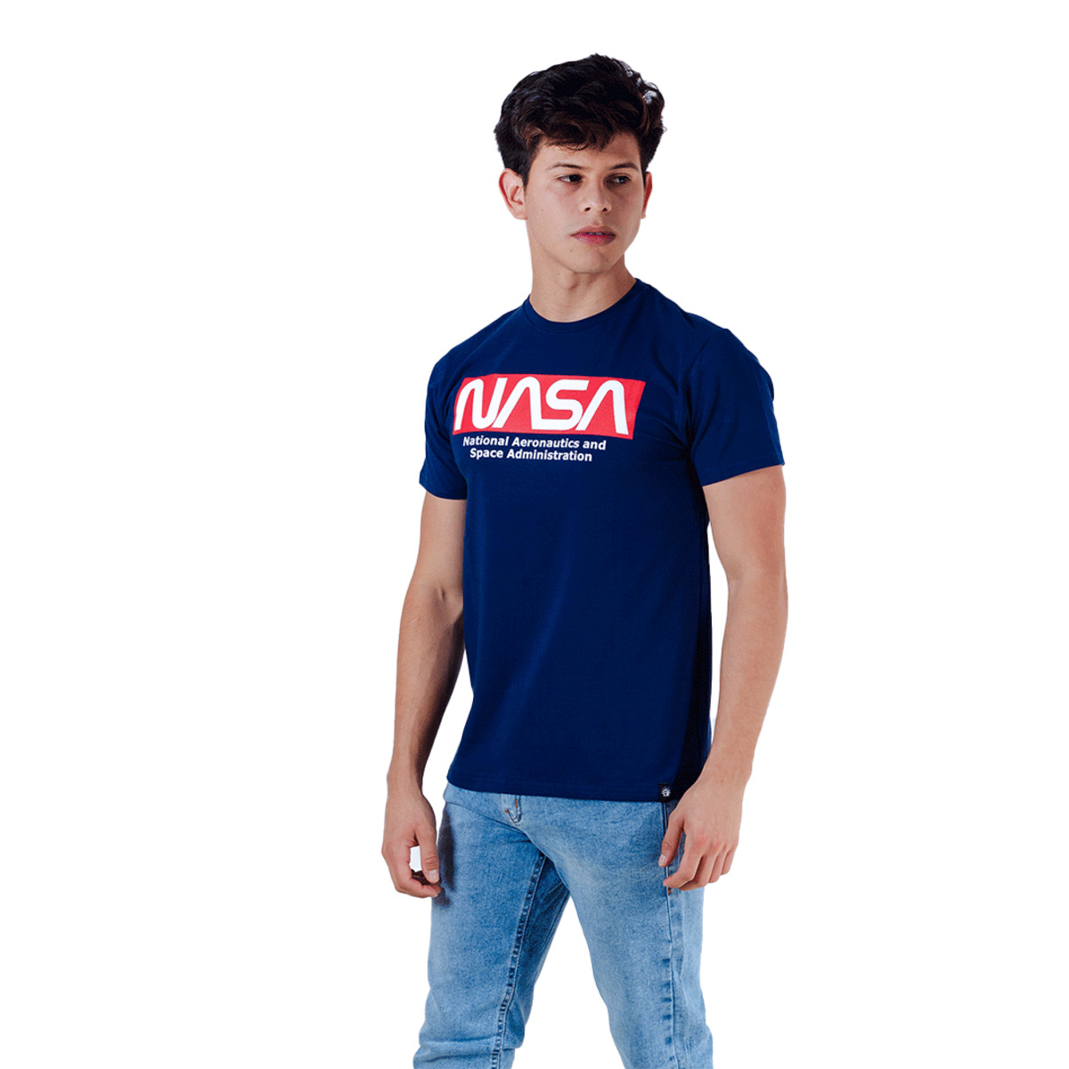 REMERA NY NASA NEGRO 006 MASC Cod 239NYNASA006 New York New York Store en Paraguay Tienda Online de Ropas Accesorios y Calzados