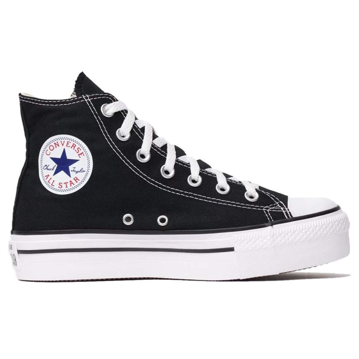 CALZADO CONVERSE ALL STAR HI PLATAFORMA TELA NEGRO N52 Cod CT04940001 Converse New York Store en Paraguay Tienda Online de Ropas Accesorios y Calzados