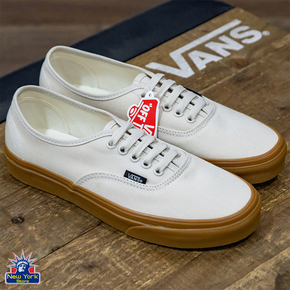 CALZADO VANS AUTHENTIC BEIGE MASC Cod vn0a348a2nx Vans New