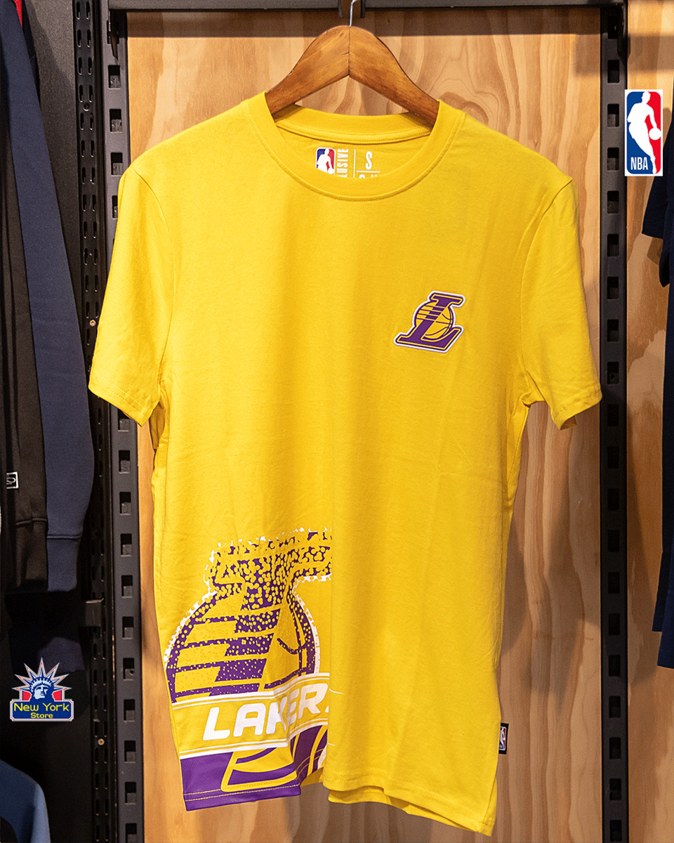 Remera lakers amarilla hot sale