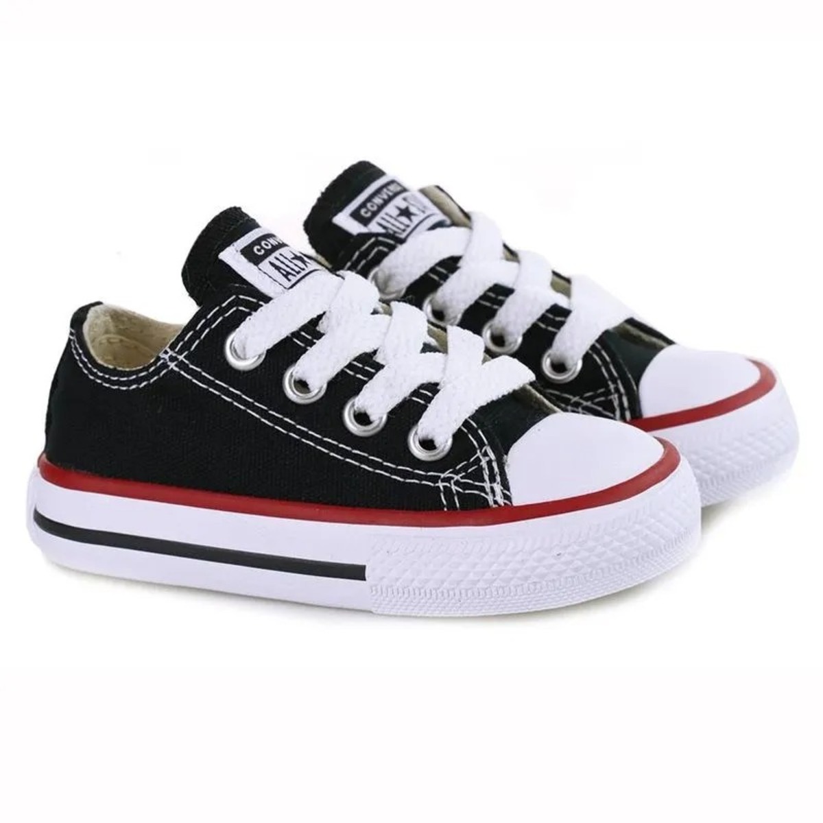 CALZADO CONVERSE INFANTIL BEBE ALL STAR NEGRO OX CK00010007 Converse New York Store en Paraguay Tienda Online de Ropas Accesorios y Calzados