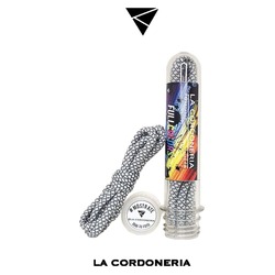 CORDON COBRA METALIC WHITE 120CM