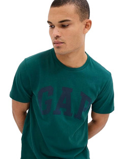 REMERA GAP V-BASIC LOGO T VERDE