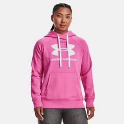 MOLETON UNDER ARMOUR FEM RIVAL FLEECE ROSA