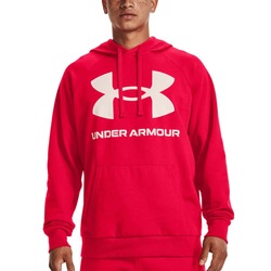 MOLETON UNDER ARMOUR RIVAL FLEECE BIG LOGO ROJO