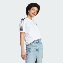 REMERA ADIDAS 3-STRIPES BLANCO FEM