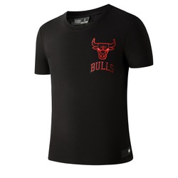 REMERA NBA BASKETBALL BULLS NEGRO