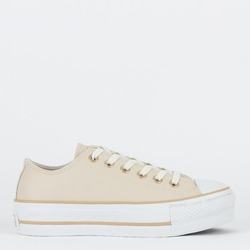 CALZADO CONVERSE OX LIFT ESSENTIAL NUDE BEGE PLATF