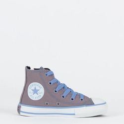 CALZADO CONVERSE HI SIDE ZIP MALVA AZUL INFANTIL